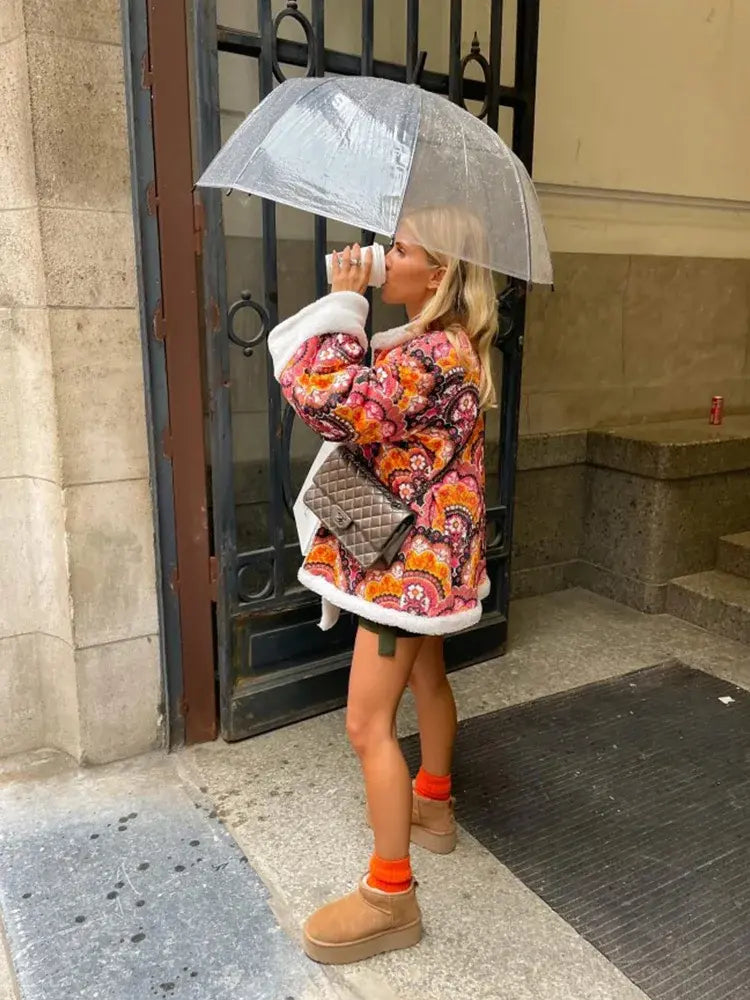 COTTEN LOOSE WINTER COAT