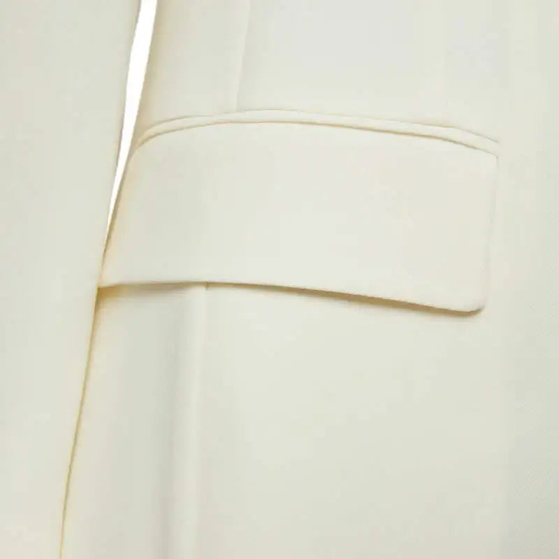 WHITE SLIM TRENCH COAT