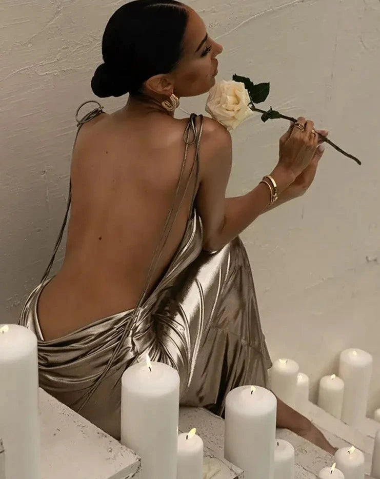 LUXURY SILK DRESS