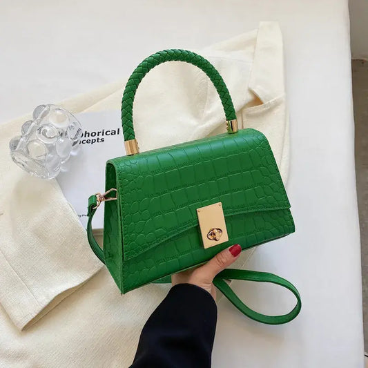 RETRO GREEN TOTE BAG