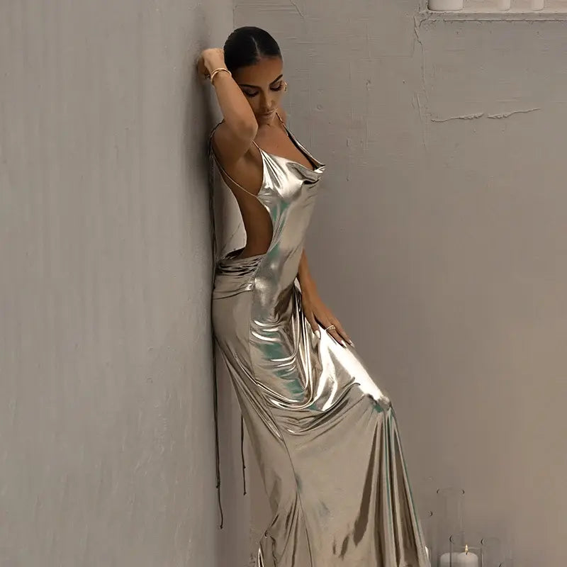 LUXURY SILK DRESS