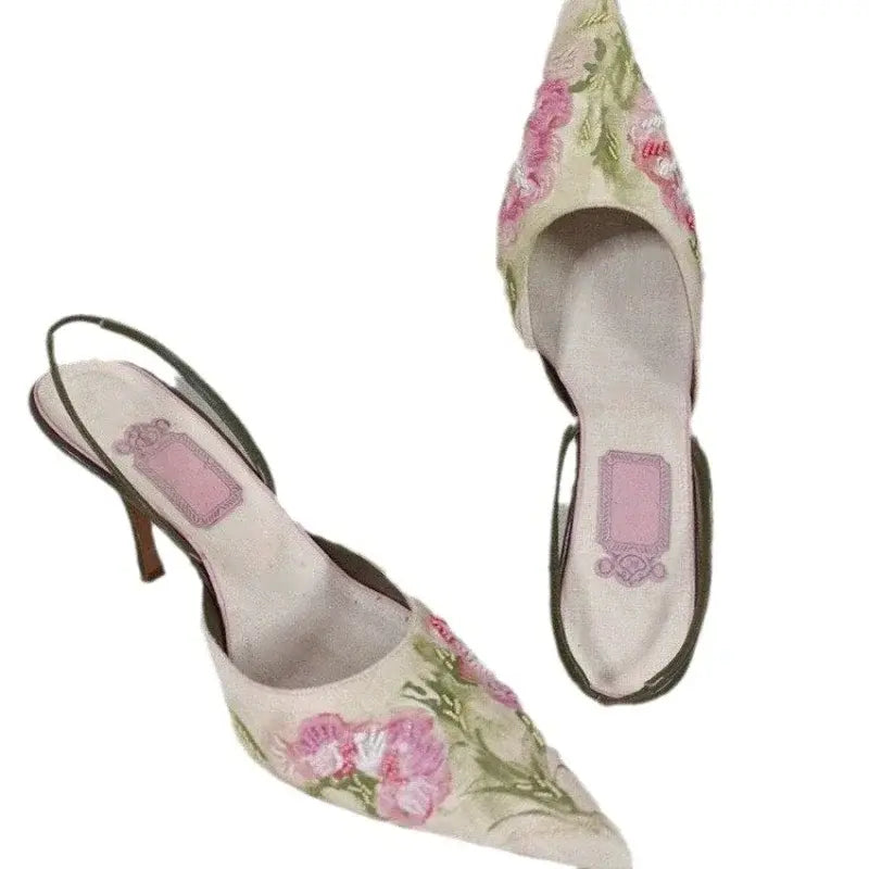 FLOWER HIGH HEELS
