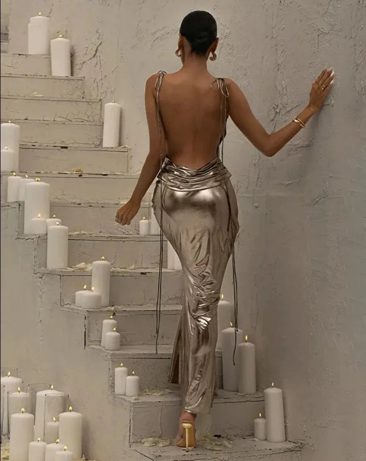 LUXURY SILK DRESS