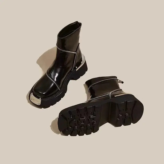 ZIPPER BOOTS