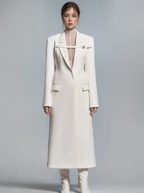 NOTCHED TRENCH COAT