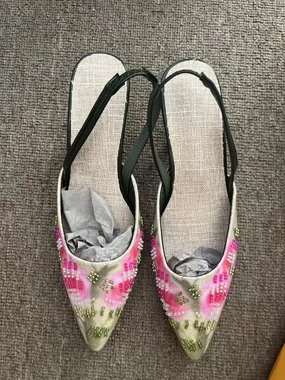FLOWER HIGH HEELS