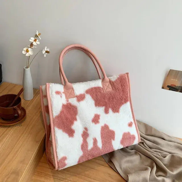 COW PRINT HANDBAG