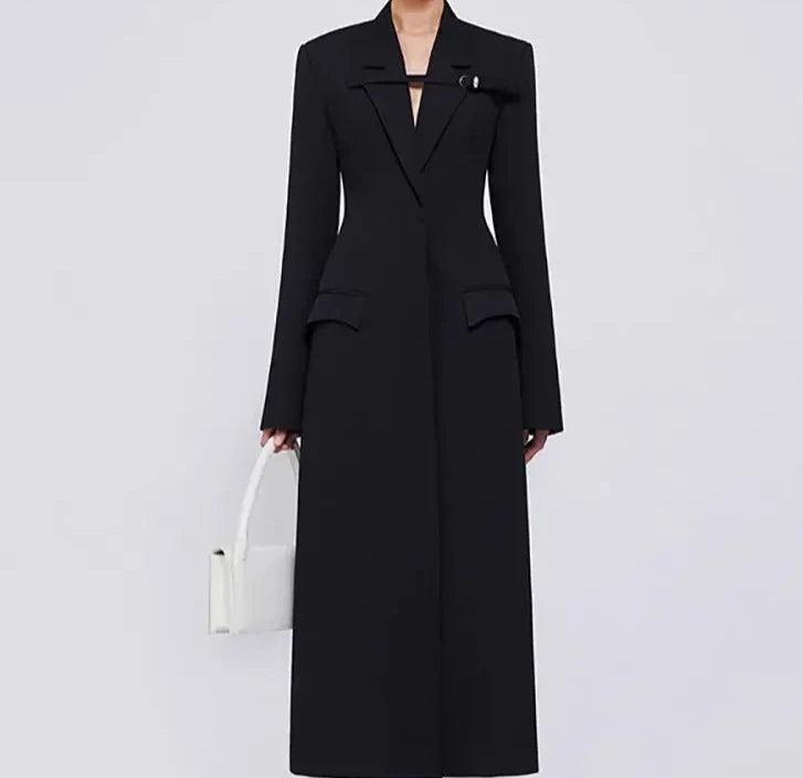 NOTCHED TRENCH COAT