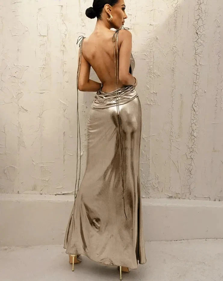 LUXURY SILK DRESS