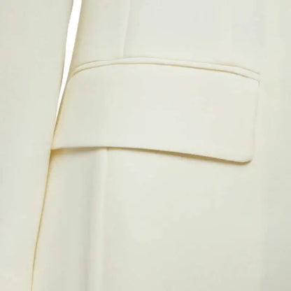 WHITE SLIM TRENCH COAT
