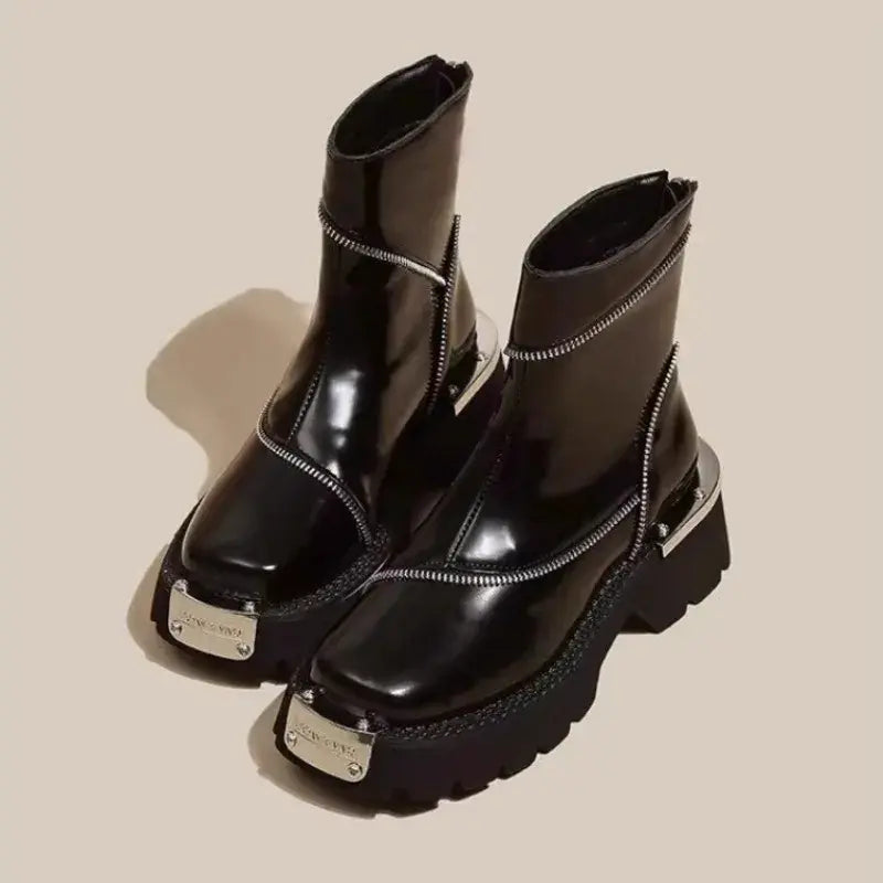 ZIPPER BOOTS