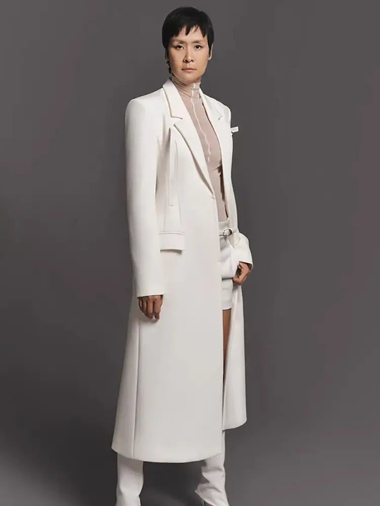 NOTCHED TRENCH COAT