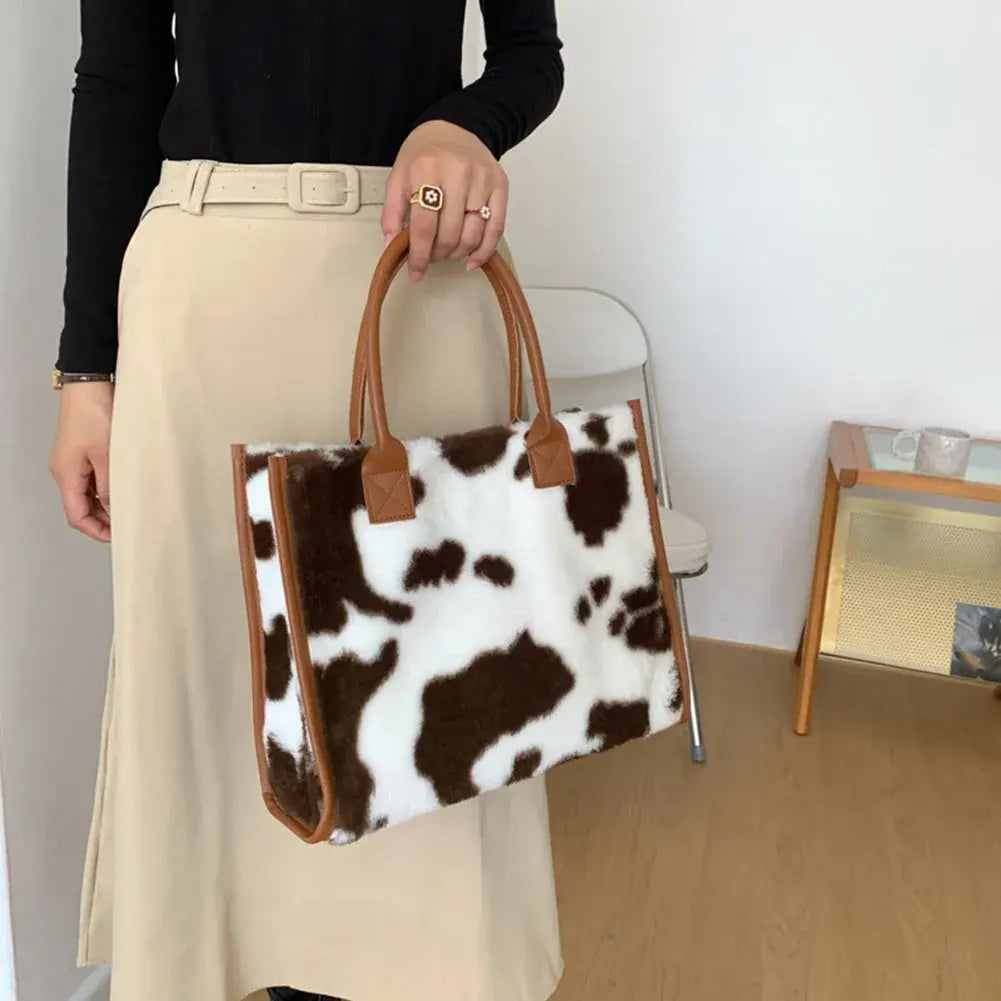 COW PRINT HANDBAG