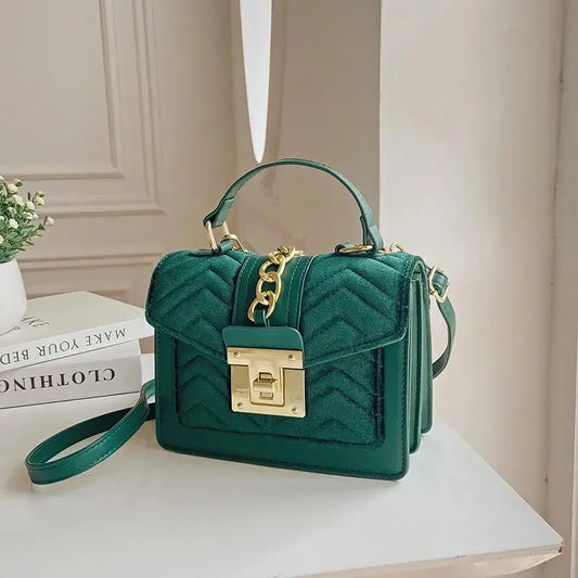 VELVET HANDBAG